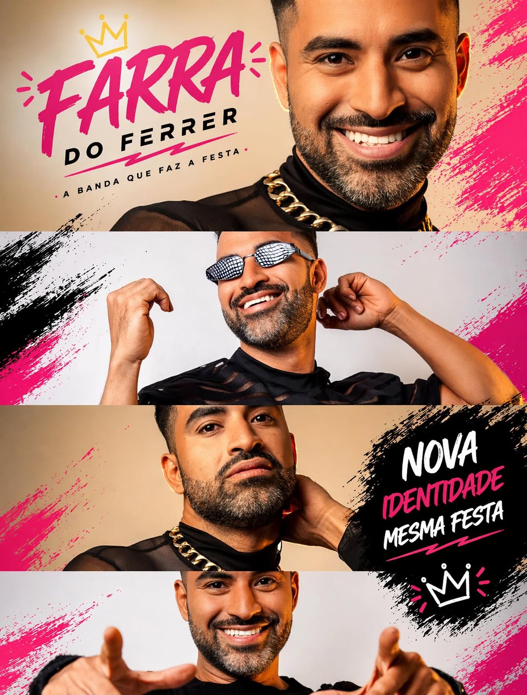 Arte oficial Farra do Ferrer — Nova identidade, mesma festa